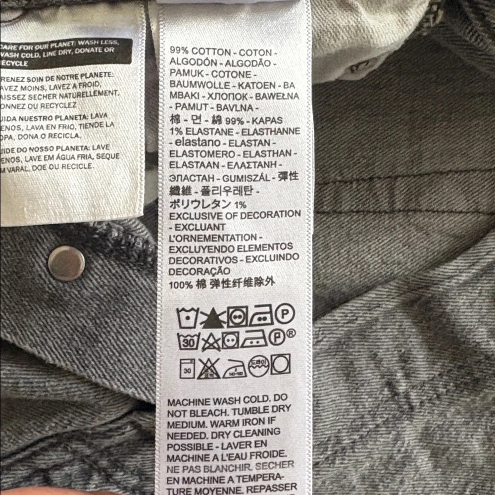 Men’s Levi’s 501 Jeans Size 30x30 Gray - Picture 8 of 8